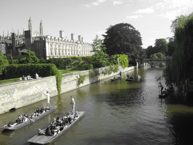 Punting near King's College