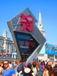 Countdown clock to Olympics