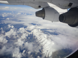 Flight over the French Alps