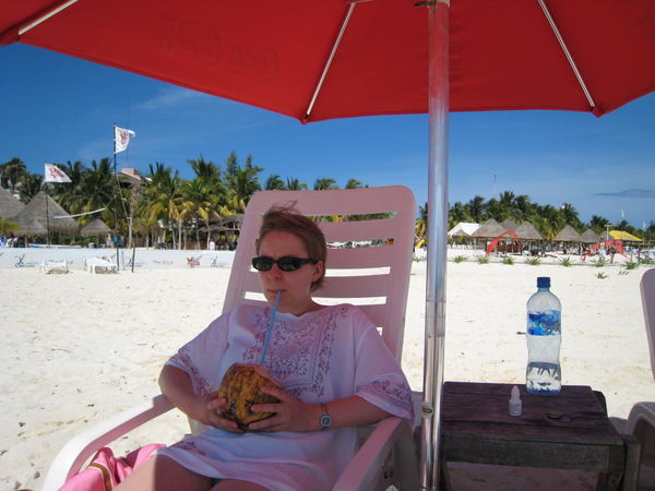 Cancun - Isla Mujeres,Clo relaxing