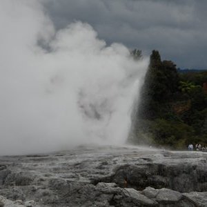 Big geyser erupting