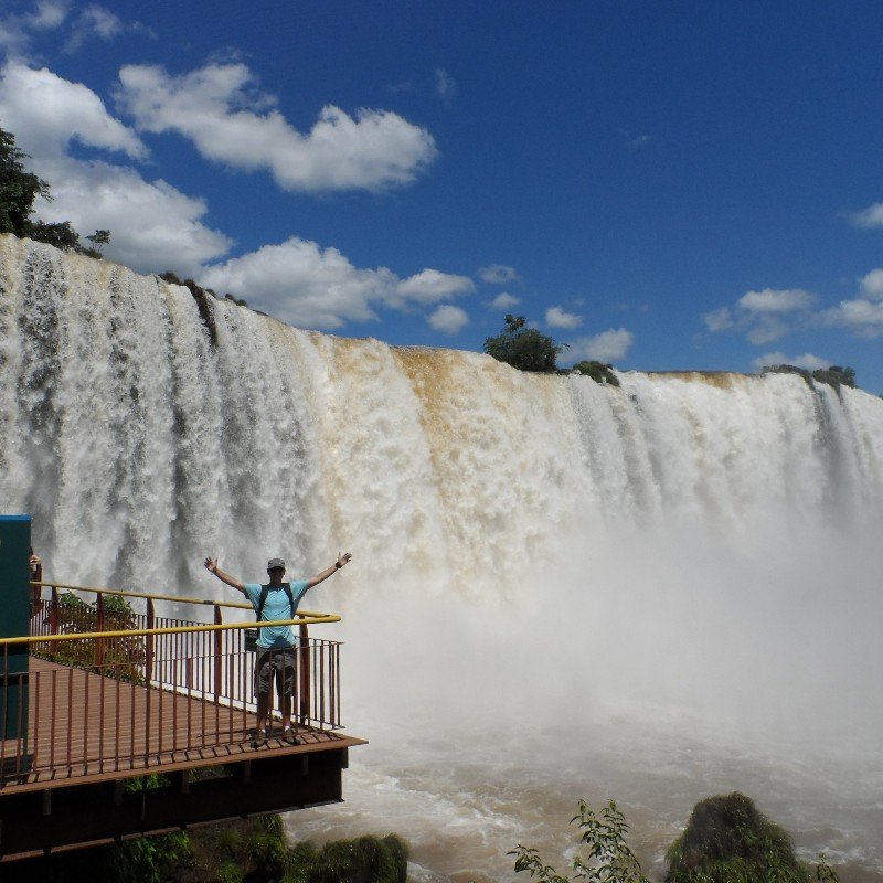 Ian at Iguacu