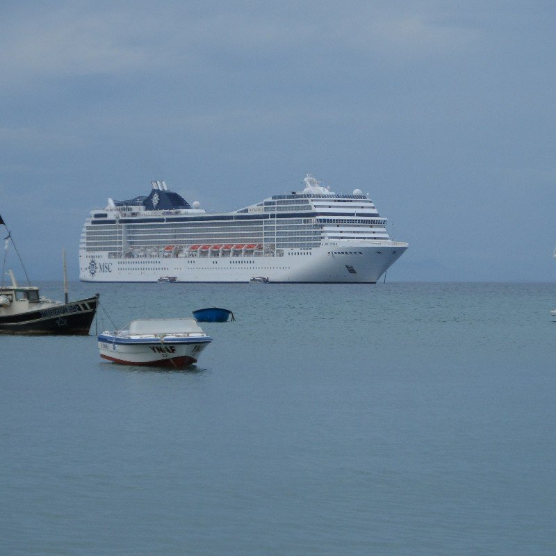 Cruise ship in Buzios