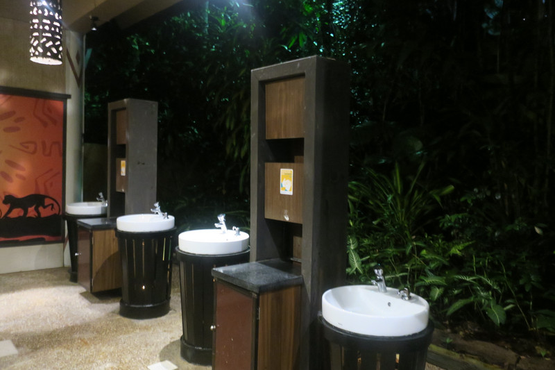 Awesome outdoor bathroom at the zoo