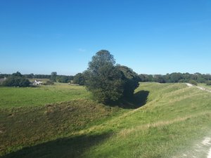 Avebury - ditch and bank