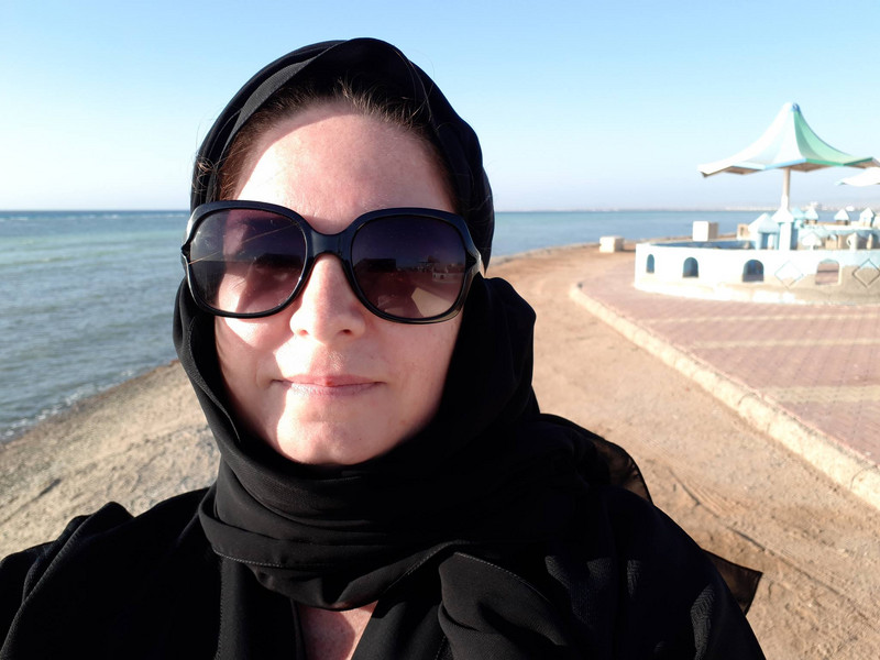 Umlujj Corniche - I walked 4 miles one direction