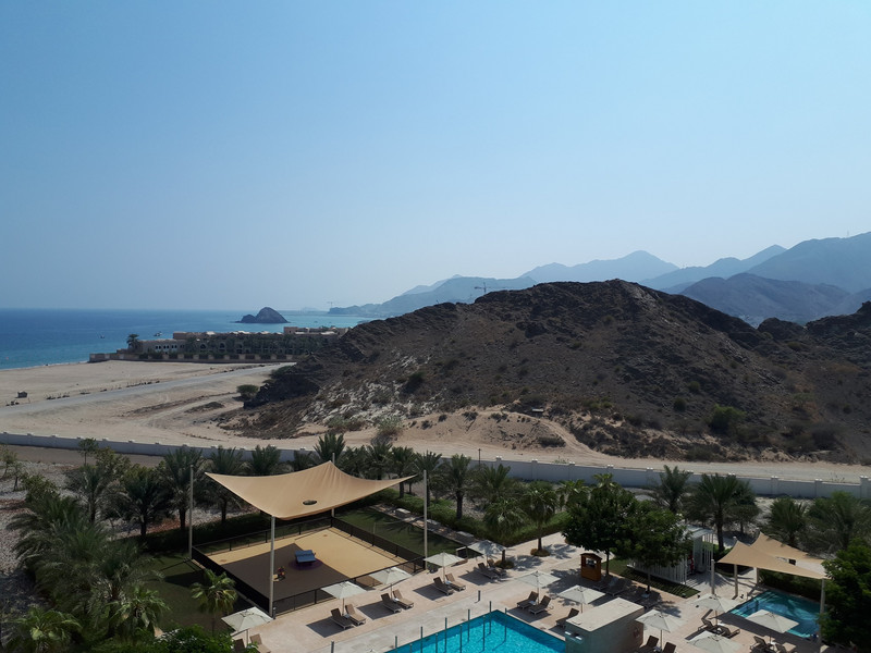 Fujairah Intercontinental Hotel - view from my room