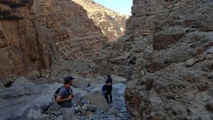 Hiking near Jebel Jais in RAK