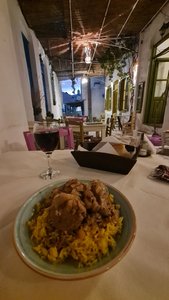 dinner in Chora
