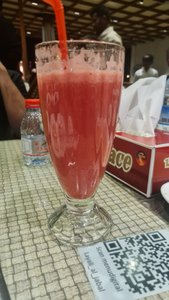 watermelon juice- thirst quenching
