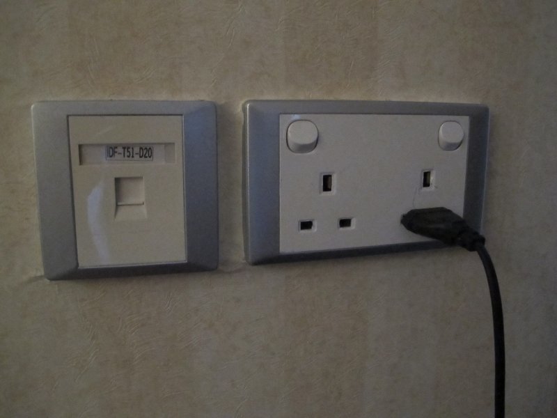 Typical electric socket