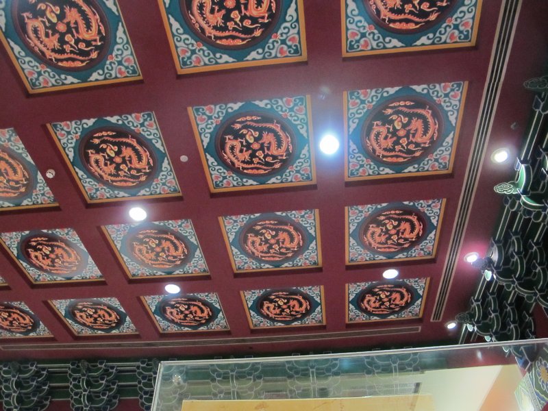 China - Ceiling above Zheng He exhibit