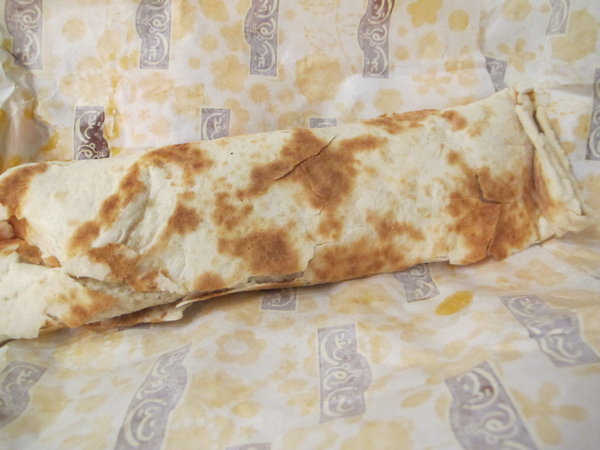 Mish Falafel wrap