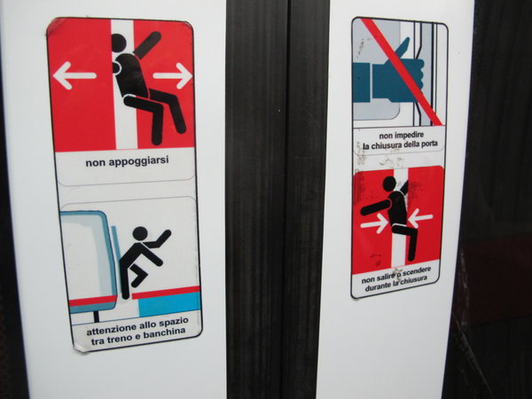 Awesome Metro safety signs