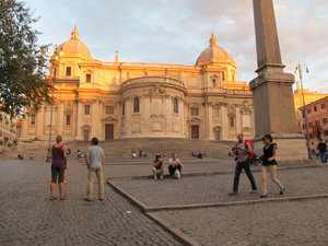 Santa Maria Maggiore at sunset