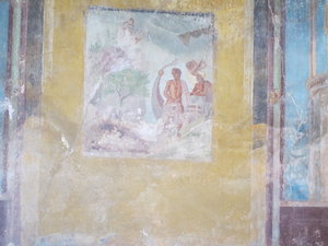 Pompeii house fresco