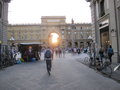 Sunset at Piazza Republica