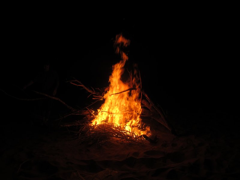 giant bonfire