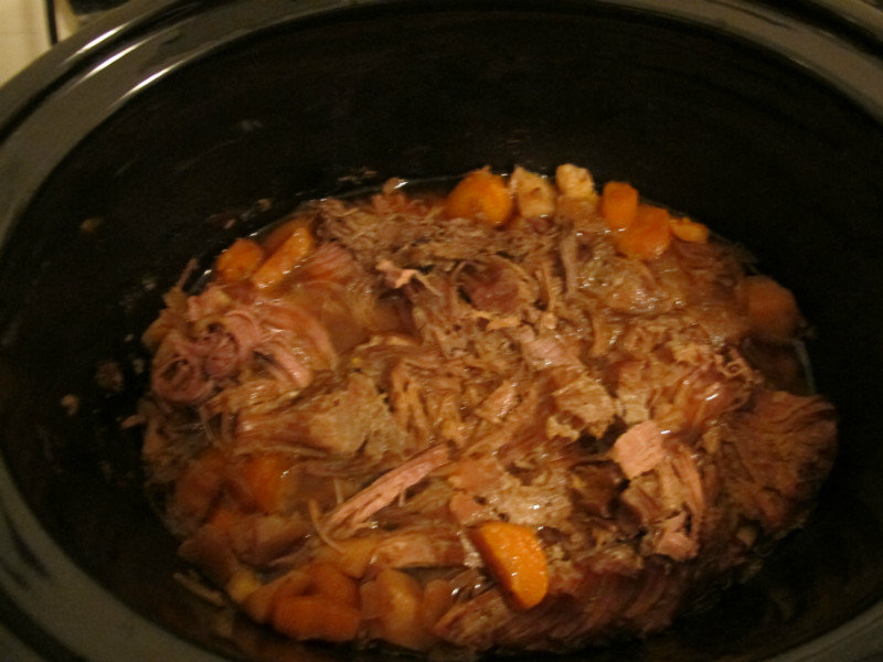 Pot roast after