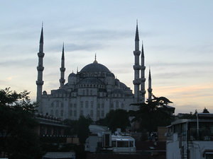 Blue Mosque Sunset