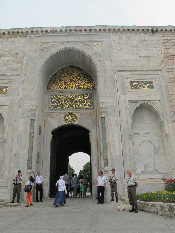 Gate at Topkapi Palace