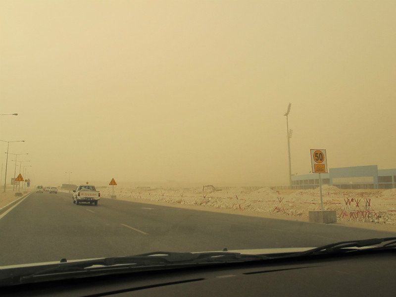 Sandstorm that lasted all week