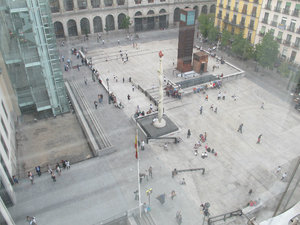 Plaza behind Reina Sofia