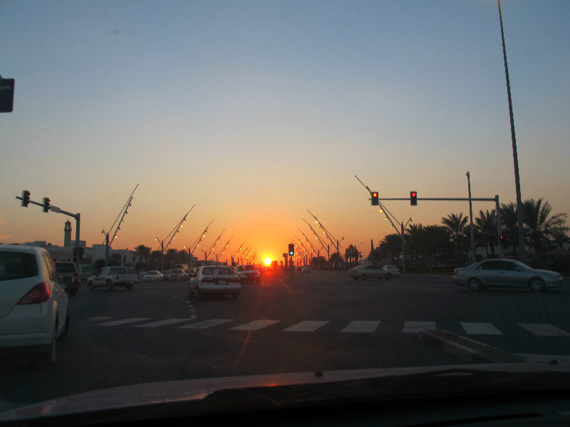 Sunset in the Aspire Zone