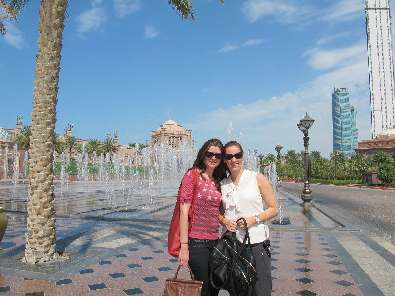 Tina and Melinda at Emirates Palace