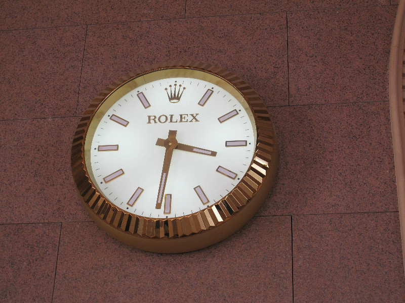Rolex Clock at Emirates Palace