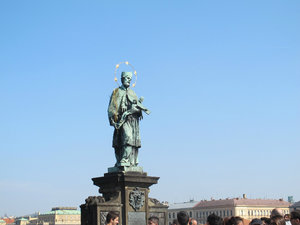 One of the 30 statues