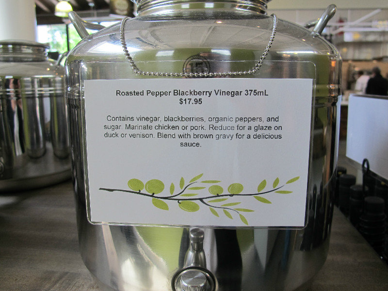 Roasted Pepper Blackberry Vinegar - yum!
