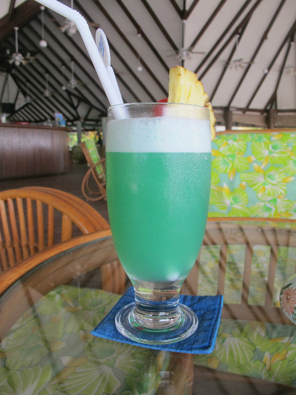 Island fruity vacation drink!