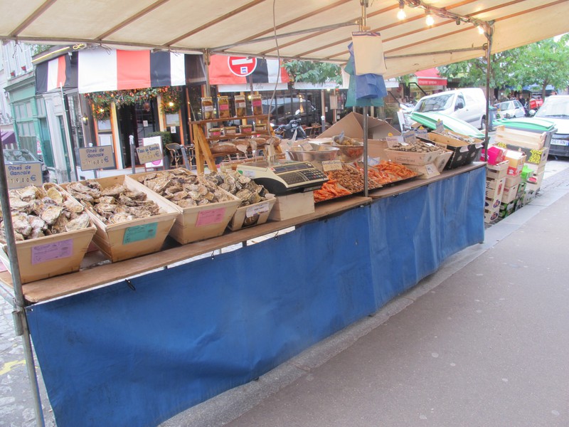 Fish market in Montmartre