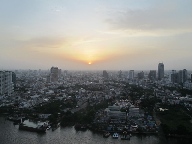 Sunset over Bangkok