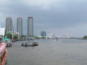 View of Chatrium Hotel from Oriental Pier