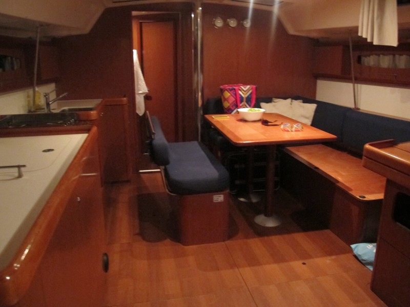 Main room of the boat