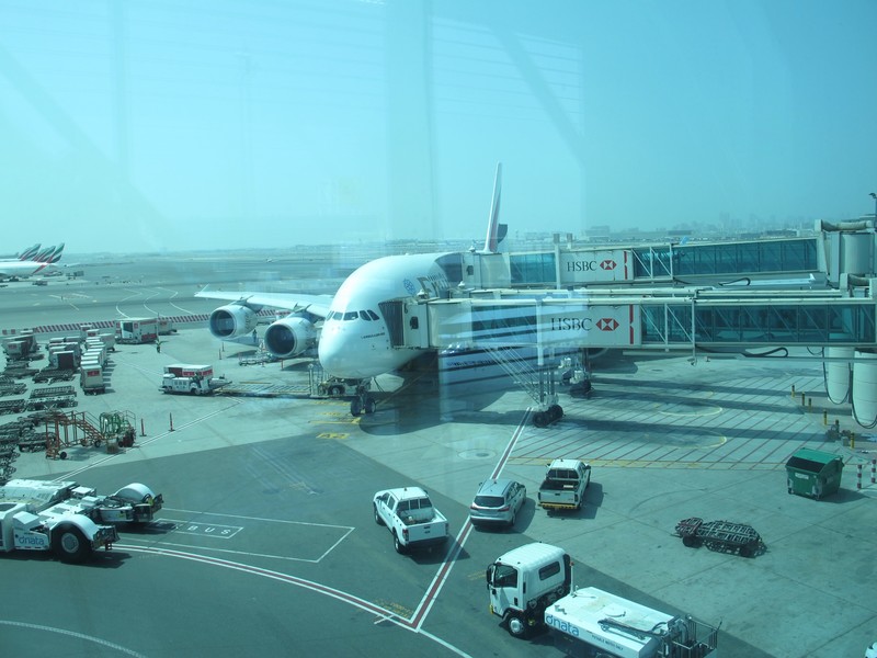 Boarding the A380