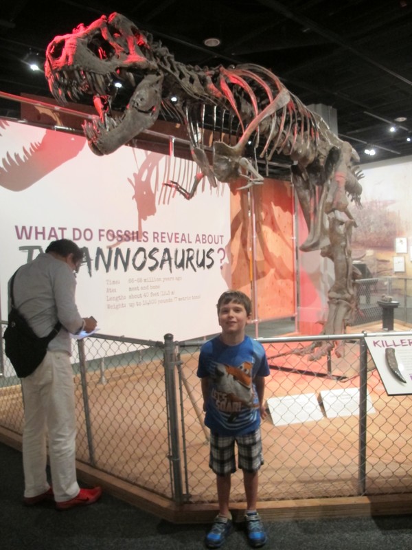 G wanted to see the T-Rex