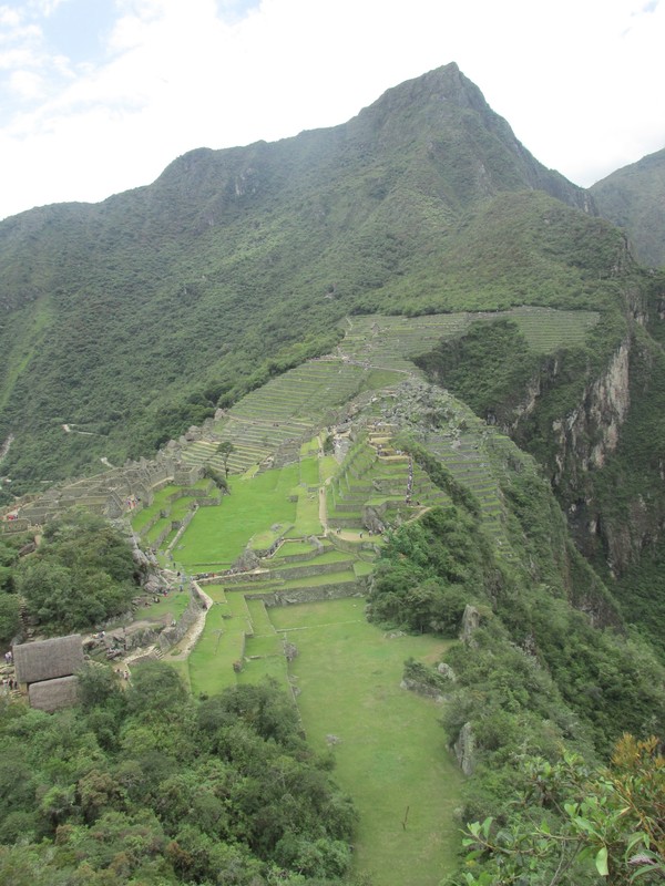 View of ruins from Huchuypicchu