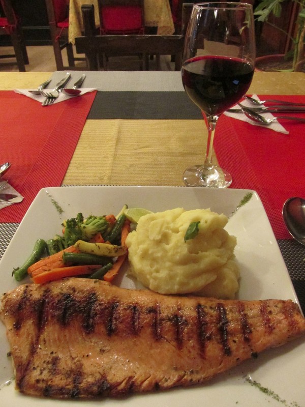 Puno - grilled trout and wine