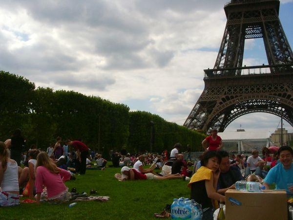 The Eiffel Tower on Bastille Day