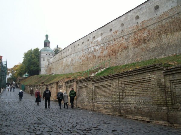Wall inside Monastery Grounds