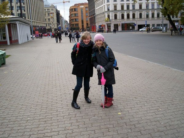 Two Latvian School Girls