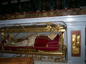 Coffin in St. Peter's