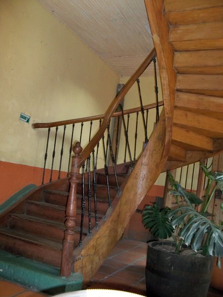 Circular Staircase in Cafe Viejo Restaurant