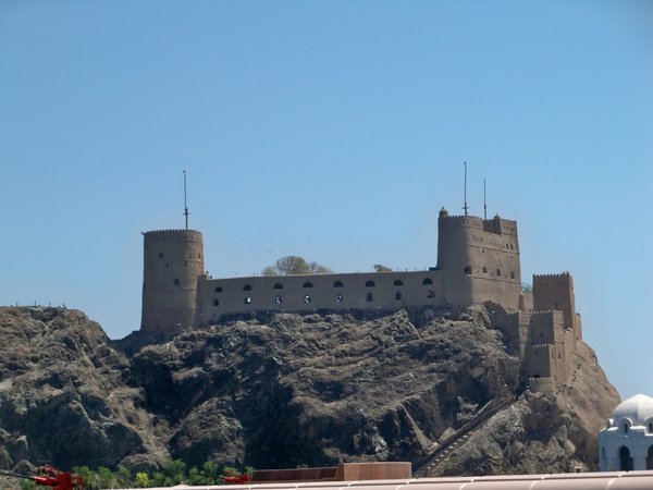 Fort on Bay in Muscat, Oman