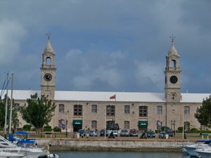 Twin Clock Towers at the Dockyard