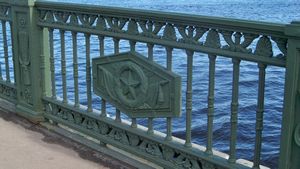 Beautiful Iron Work on Bridge