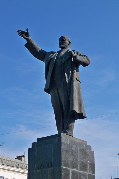 Statue of Lenin in Irkutsk